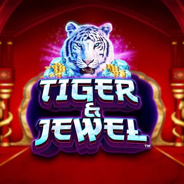Official Slots logo: Tiger and Jewel by Greentube at Lyra Bet Casino
