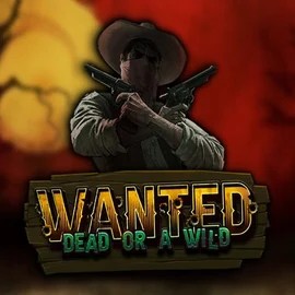 Wanted Dead or a Wild logo – Slots by Hacksaw Gaming at Lyra Bet Casino